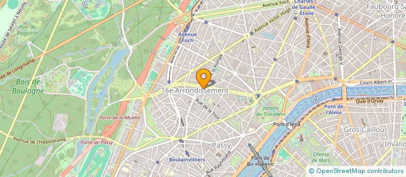 localisation de l'entreprise SCI FREMACAR  PARIS