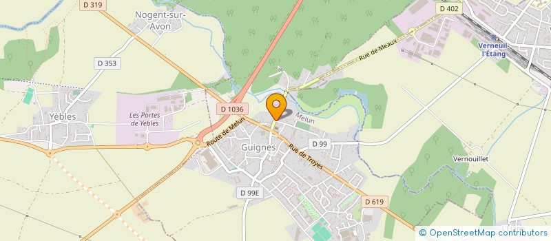 localisation de l'entreprise SCI FREMAN  GUIGNES