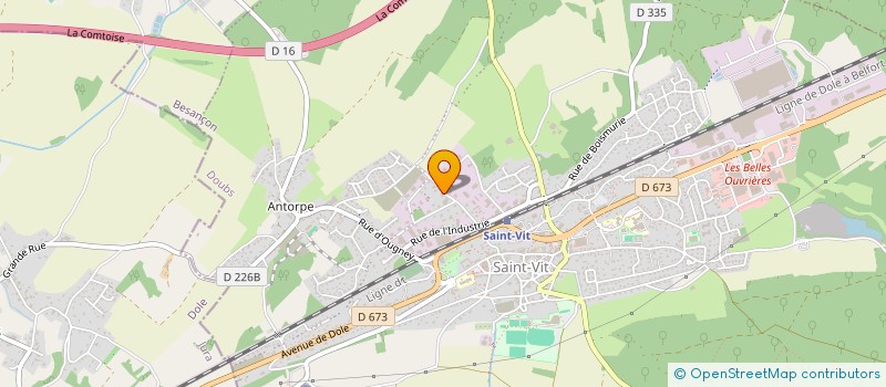 localisation de l'entreprise SCI FREMATRI  SAINT-VIT