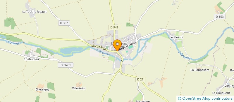 localisation de l'entreprise SCI FREMAVI à DANGEAU