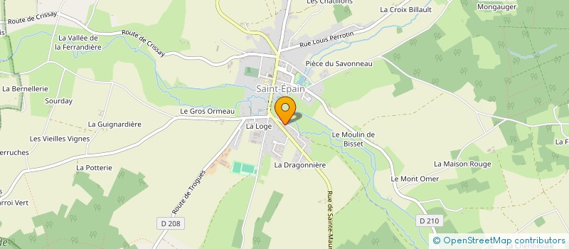 localisation de l'entreprise SCI FREMELER  SAINT-EPAIN