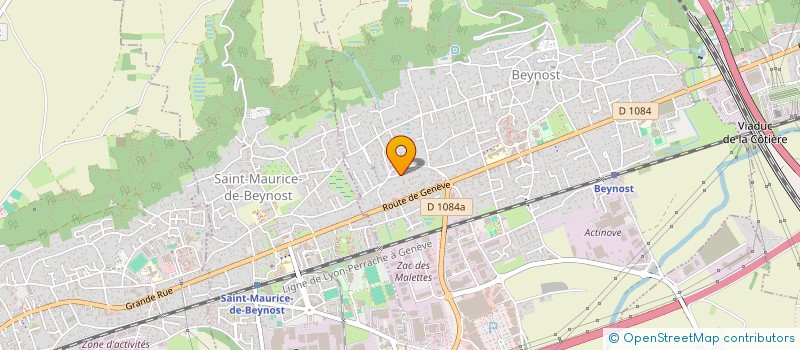 localisation de l'entreprise SCI FREMENLIOTIN à BEYNOST