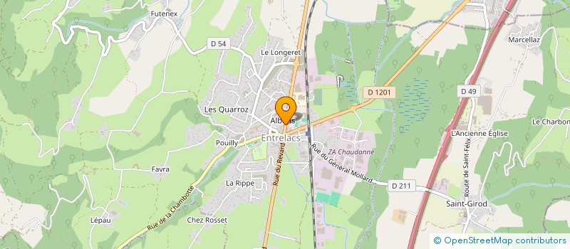 localisation de l'entreprise SCI FREMESE  ENTRELACS