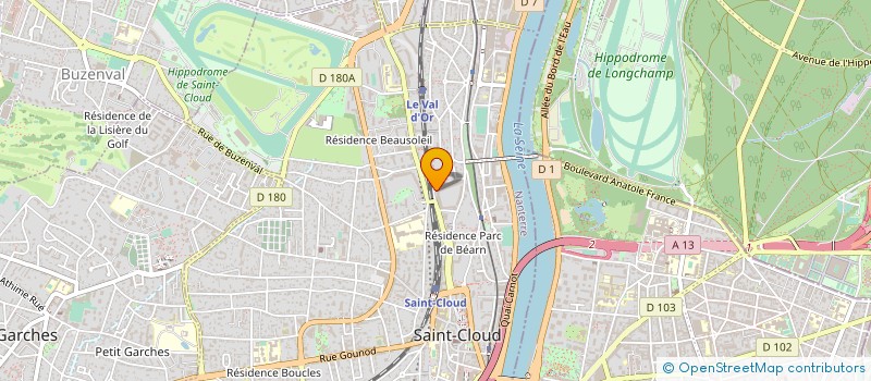 localisation de l'entreprise SCI FREMI à SAINT-CLOUD