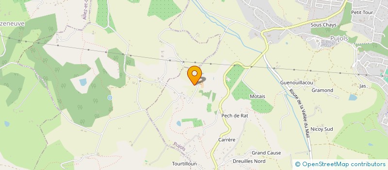 localisation de l'entreprise SCI FREMI  SAINTE-COLOMBE-DE-VILLENEUVE