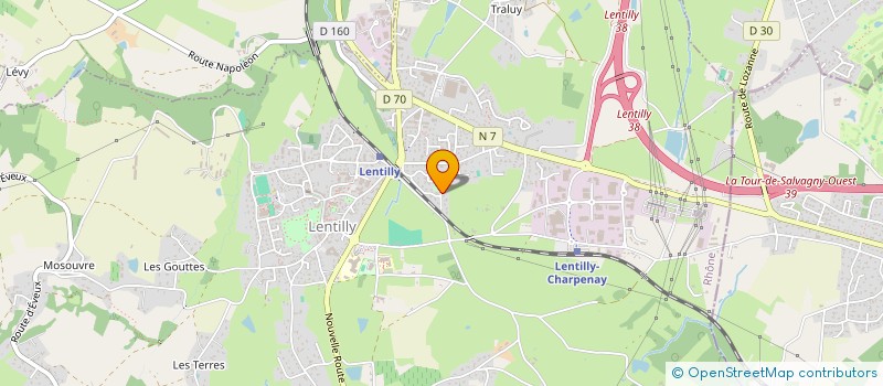 localisation de l'entreprise SCI FREMILLON  LENTILLY