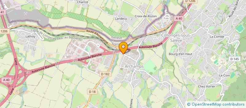 localisation de l'entreprise SCI FREMILLON  ARCHAMPS