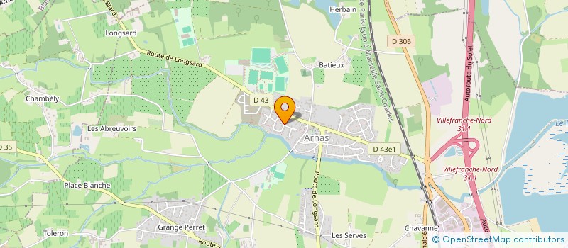 localisation de l'entreprise SCI FREMINVILLE  ARNAS