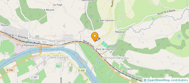 localisation de l'entreprise SCI FREMIO  BAZENS