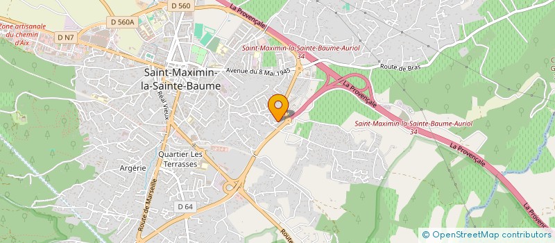 localisation de l'entreprise SCI FREMION INVESTISSEMENT  SEILLONS-SOURCE-D ARGENS