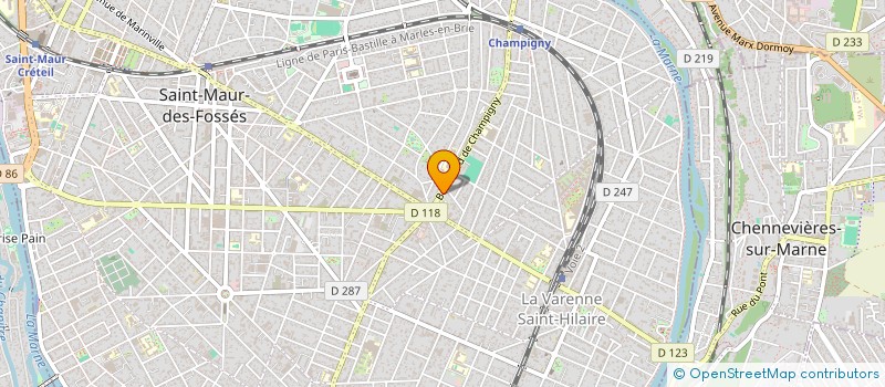 localisation de l'entreprise SCI FREMONT à SAINT-MAUR-DES-FOSSES