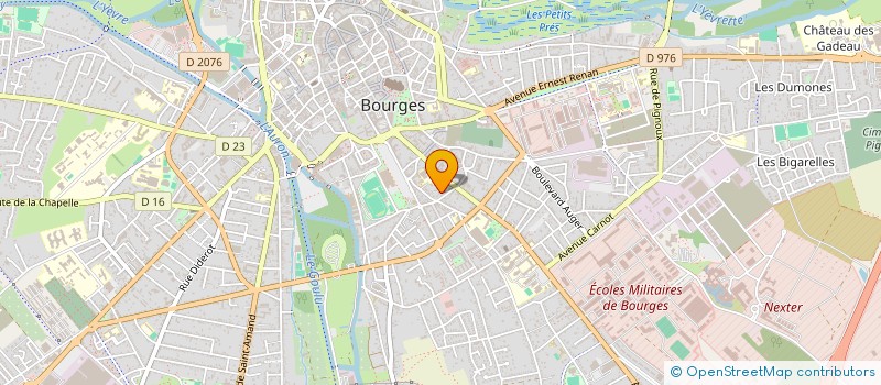 localisation de l'entreprise SCI FREMS  BOURGES