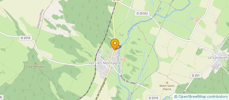 localisation de l'entreprise SCI FREMS FAMILY  VERS-EN-MONTAGNE