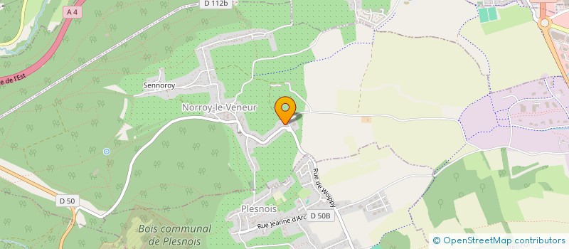 localisation de l'entreprise SCI FREMY  NORROY-LE-VENEUR