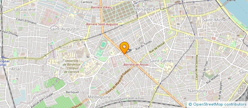 localisation de l'entreprise SCI FRENCH COLLECTION  BORDEAUX