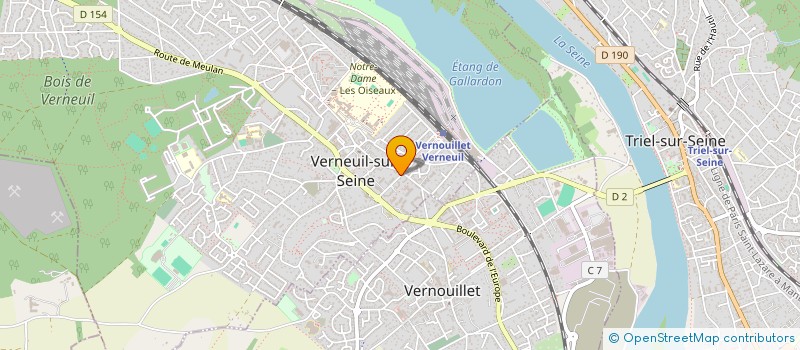 localisation de l'entreprise SCI FRENELO  VERNEUIL-SUR-SEINE