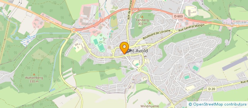 localisation de l'entreprise SCI FRENGER à SAINT-AVOLD