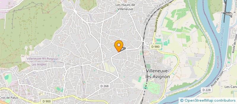 localisation de l'entreprise SCI FRENI  VILLENEUVE-LES-AVIGNON