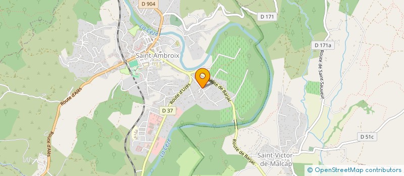 localisation de l'entreprise SCI FREOLE  SAINT-AMBROIX