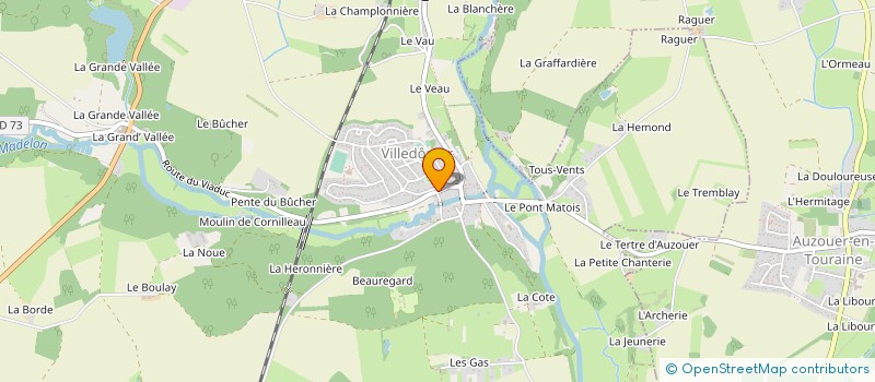 localisation de l'entreprise SCI FREON  VILLEDOMER