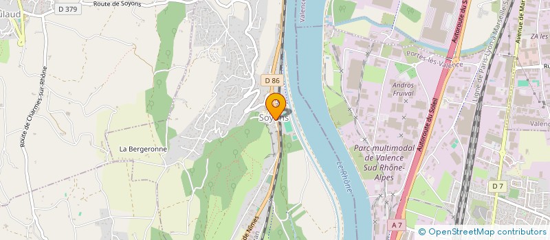 localisation de l'entreprise SCI FREPA  SOYONS