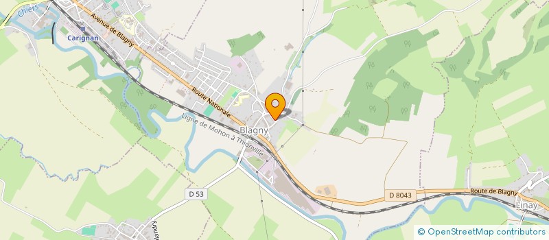 localisation de l'entreprise SCI FREPAS  BLAGNY