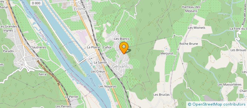 localisation de l'entreprise SCI FREPI  GERVANS