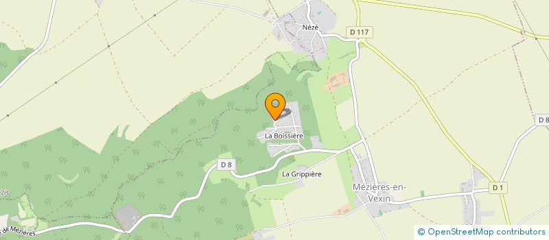 localisation de l'entreprise SCI FREQUENSY  MEZIERES-EN-VEXIN