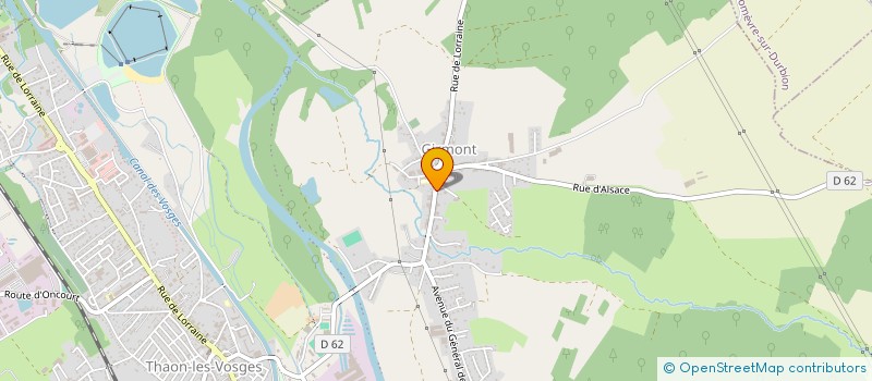 localisation de l'entreprise SCI FREQUENT  THAON-LES-VOSGES