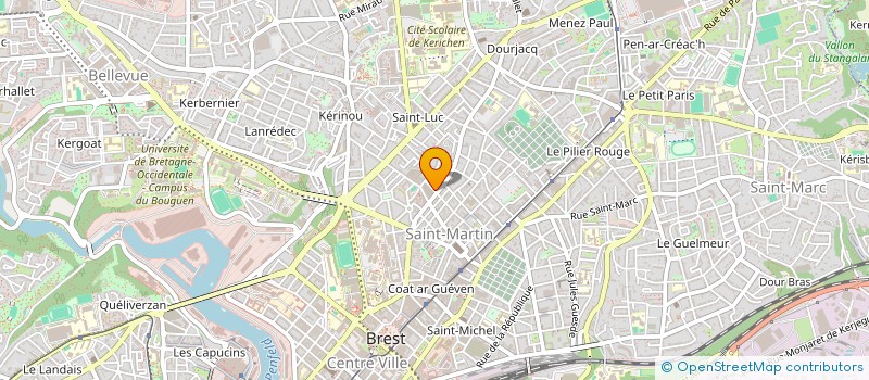 localisation de l'entreprise SCI FRERE 23 BREST  BREST