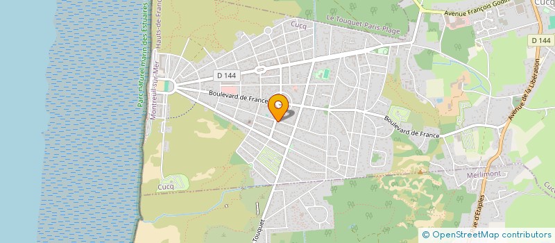 localisation de l'entreprise SCI FRERE à CUCQ