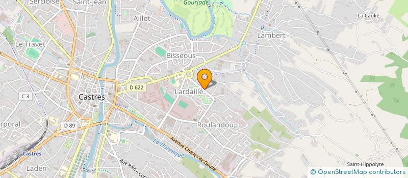 localisation de l'entreprise SCI FRERE  CASTRES