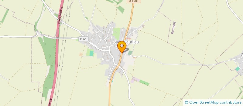 localisation de l'entreprise SCI FRERE ET SOEUR PLACET  SAINT-SAUFLIEU