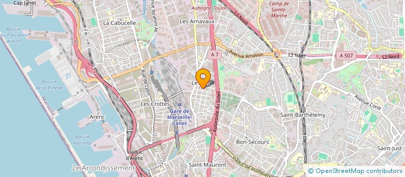 localisation de l'entreprise SCI FRERES à MARSEILLE