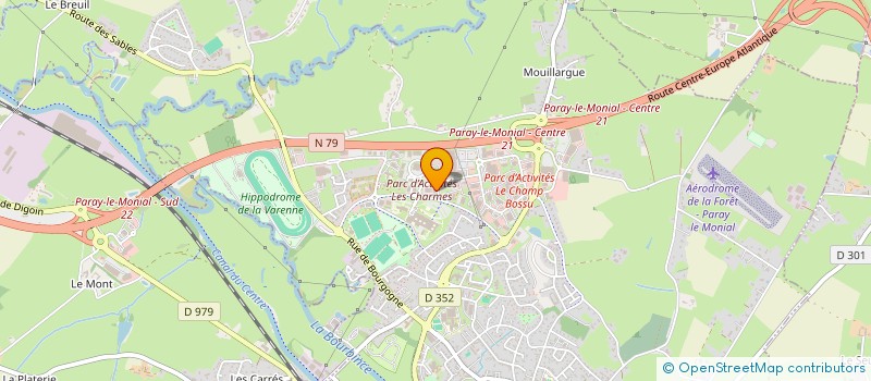 localisation de l'entreprise SCI FRERES AND CO  PARAY-LE-MONIAL