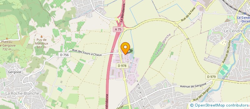 localisation de l'entreprise SCI FRERES CHANET  LA ROCHE-BLANCHE