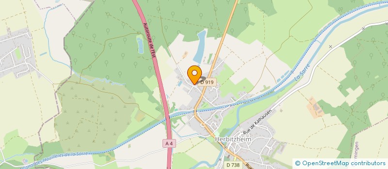 localisation de l'entreprise SCI FRERES HERRMANN  HERBITZHEIM