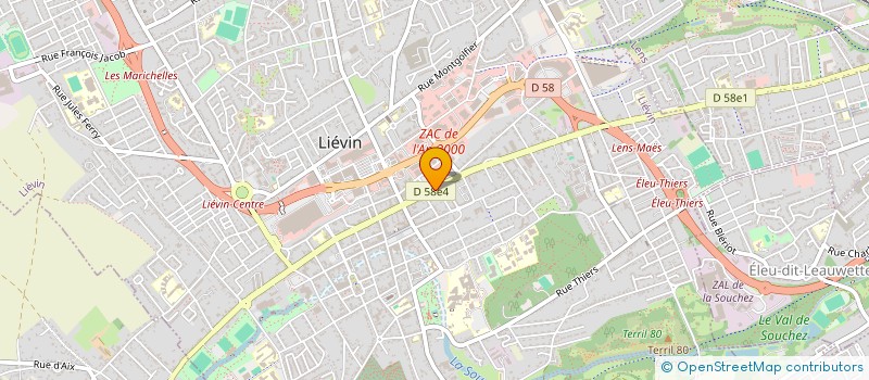 localisation de l'entreprise SCI FRERES ID M'BAREK  LIEVIN