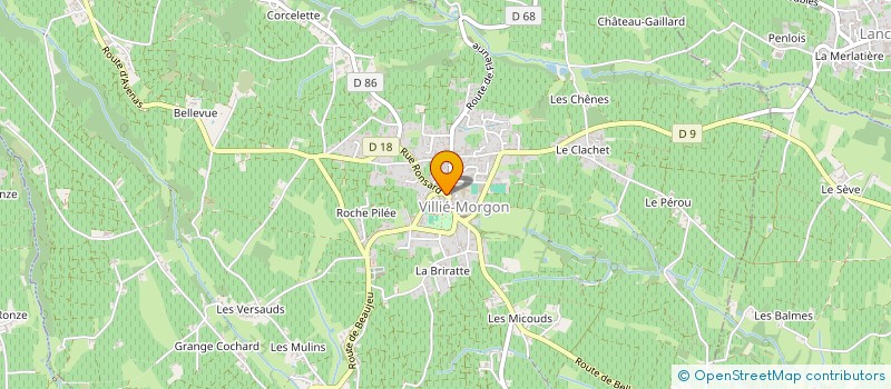 localisation de l'entreprise SCI FRERES LAPLACE VILLIE  VILLIE-MORGON