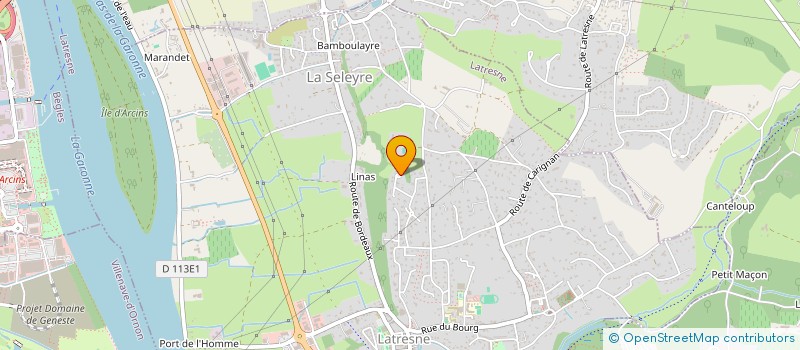 localisation de l'entreprise SCI FRERES MEYNARD  LATRESNE