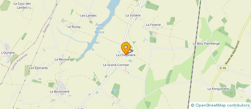 localisation de l'entreprise SCI FRERES MORIN  SAINTE-PAZANNE