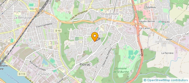 localisation de l'entreprise SCI FRERES SAIF  FLOIRAC