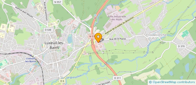 localisation de l'entreprise SCI FRERO  FROIDECONCHE