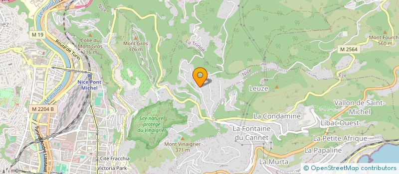 localisation de l'entreprise SCI FREROT à NICE