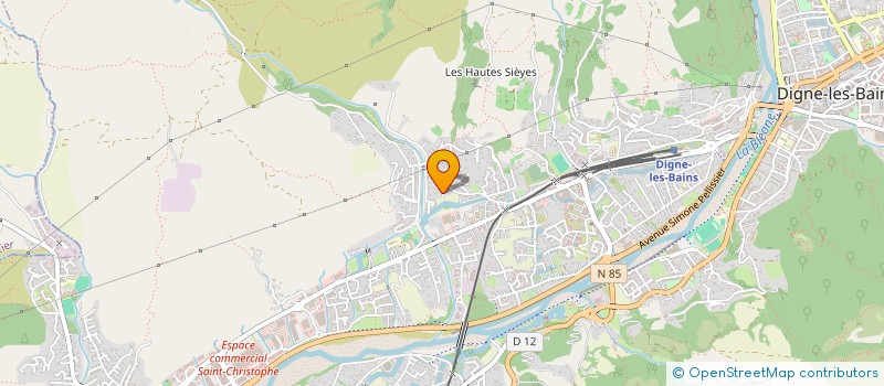 localisation de l'entreprise SCI FREROUT à DIGNE-LES-BAINS