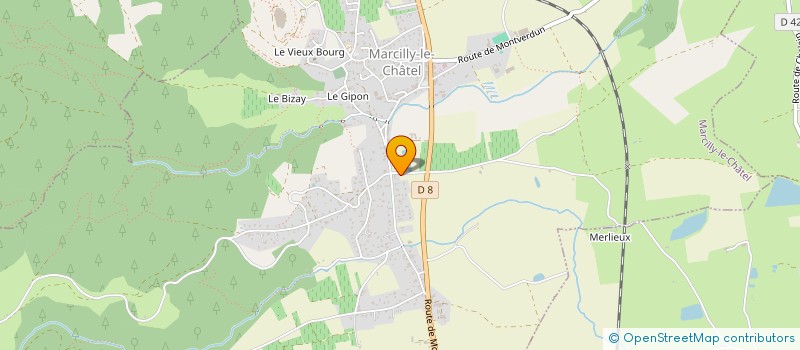 localisation de l'entreprise SCI FRERY  MARCILLY-LE-CHATEL