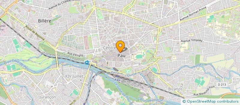 localisation de l'entreprise SCI FRES à PAU