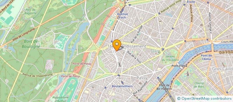 localisation de l'entreprise SCI FRESAMA  PARIS