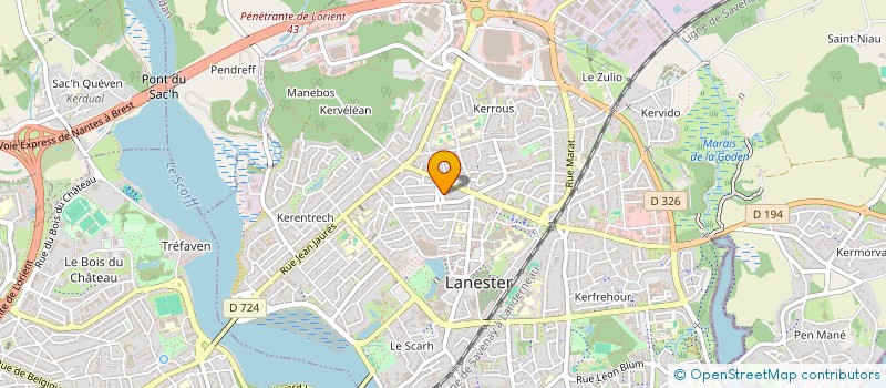 localisation de l'entreprise SCI FRESANYAN  LANESTER