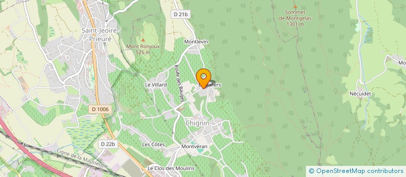 localisation de l'entreprise SCI FRESCHI BERTHOLLIER  CHIGNIN